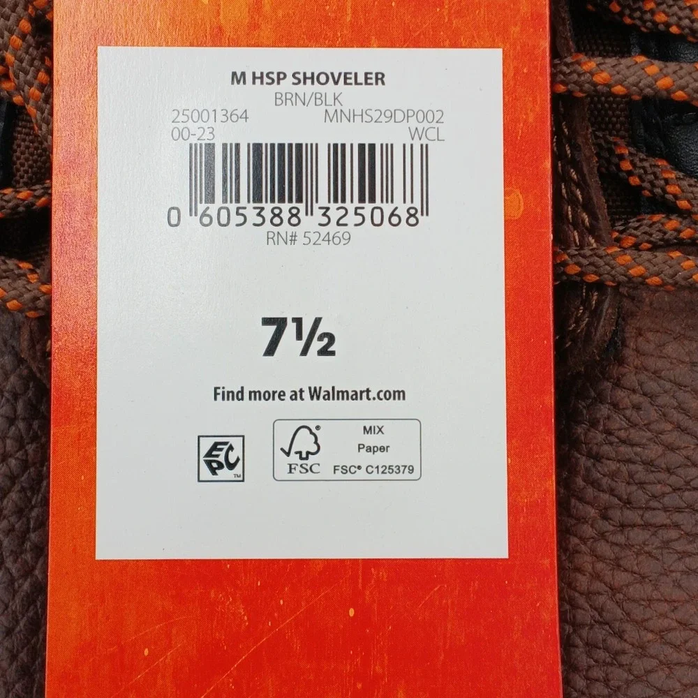 HERMAN SURVIVORS Mens SIZE: 7.5 Pro Series‎ Shoveler 6